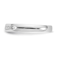 Load image into Gallery viewer, 14K White Gold 7-Stone 1/5 carat Round Diamond Complete Channel Band
