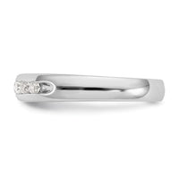 Load image into Gallery viewer, 14K White Gold 7-Stone 1/4 carat Round Diamond Complete Channel Band
