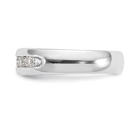 Load image into Gallery viewer, 14K White Gold 7-Stone 1/2 carat Round Diamond Complete Channel Band
