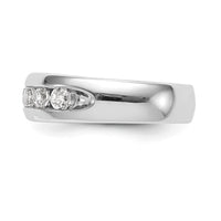 Load image into Gallery viewer, 14K White Gold 7-Stone 1 carat Round Diamond Complete Channel Band

