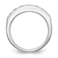 Load image into Gallery viewer, 14K White Gold 7-Stone 3/4 carat Round Diamond Complete Channel Band
