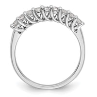Load image into Gallery viewer, 14K White Gold 9-Stone Shared Prong 1/2 carat Complete Round Diamond Band
