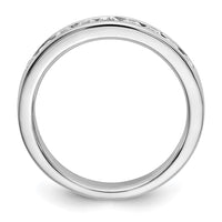 Load image into Gallery viewer, Platinum 9-Stone 1/2 carat Round Diamond Complete Channel Band
