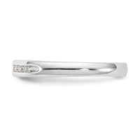 Load image into Gallery viewer, 14K White Gold 9-Stone 1/8 carat Round Diamond Complete Channel Band
