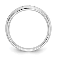 Load image into Gallery viewer, 14K White Gold 9-Stone 1/5 carat Round Diamond Complete Channel Band
