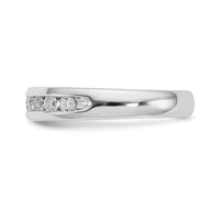 Load image into Gallery viewer, 14K White Gold 9-Stone 3/8 carat Round Diamond Complete Channel Band
