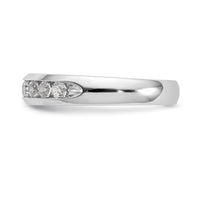 Load image into Gallery viewer, 14K White Gold 9-Stone 1/2 carat Round Diamond Complete Channel Band

