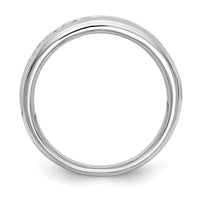 Load image into Gallery viewer, 14K White Gold 9-Stone 3/4 carat Round Diamond Complete Channel Band
