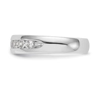 Load image into Gallery viewer, 14K White Gold 9-Stone 3/4 carat Round Diamond Complete Channel Band
