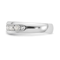 Load image into Gallery viewer, 14K White Gold 9-Stone 1 carat Round Diamond Complete Channel Band
