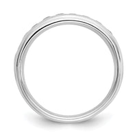 Load image into Gallery viewer, 14K White Gold 9-Stone 1/2 carat Round Diamond Complete Channel Band
