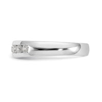 Load image into Gallery viewer, 14K White Gold 9-Stone 1/2 carat Round Diamond Complete Channel Band
