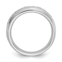 Load image into Gallery viewer, 14K White Gold 9-Stone 7/8 carat Round Diamond Complete Channel Band
