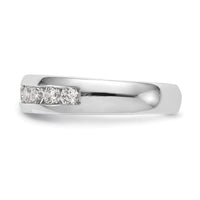 Load image into Gallery viewer, 14K White Gold 9-Stone 1 carat Round Diamond Complete Channel Band
