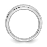 Load image into Gallery viewer, 14K White Gold 9-Stone 1.38 carat Round Diamond Complete Channel Band
