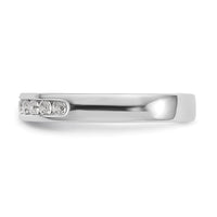Load image into Gallery viewer, Platinum 11-Stone 1/3 carat Round Diamond Complete Channel Band
