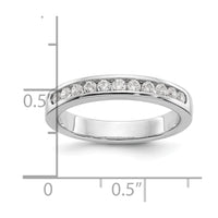 Load image into Gallery viewer, 14K White Gold 11-Stone Diamond Channel Band
