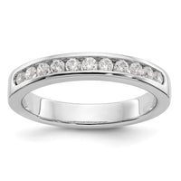 Load image into Gallery viewer, Platinum 11-Stone 1/3 carat Round Diamond Complete Channel Band
