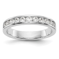 Load image into Gallery viewer, Platinum 11-Stone 1/2 carat Round Diamond Complete Channel Band
