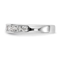 Load image into Gallery viewer, Platinum 11-Stone 1/5 carat Round Diamond Complete Channel Band
