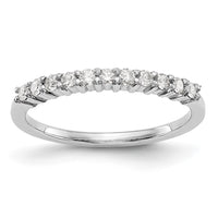 Load image into Gallery viewer, Platinum 11-Stone 1/5 carat Round Diamond Complete Wedding Band
