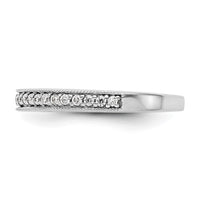 Load image into Gallery viewer, 14K White Gold 1/4 carat Diamond Complete Wedding Band
