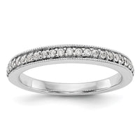 Load image into Gallery viewer, 14K White Gold 1/4 carat Diamond Complete Wedding Band
