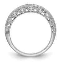 Load image into Gallery viewer, 14K White Gold 1/4 carat Diamond Complete Wedding Band
