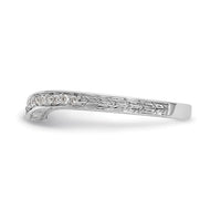 Load image into Gallery viewer, 14K White Gold Vintage 1/8 carat Diamond Complete Wedding Band
