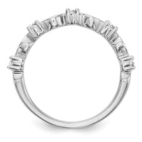 Load image into Gallery viewer, 14K White Gold 1/4 carat Diamond Complete Wedding Band
