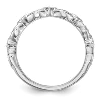 Load image into Gallery viewer, 14K White Gold 1/15 carat Diamond Complete Wedding Band

