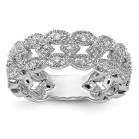 Load image into Gallery viewer, 14K White Gold 1/2 carat Complete Diamond Band
