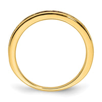 Load image into Gallery viewer, 14k Yellow Gold Ruby Complete Channel Band
