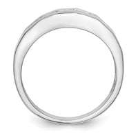 Load image into Gallery viewer, 14K White Gold 7-Stone 1/3 carat Diamond Complete Men&#39;s Channel Band
