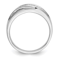 Load image into Gallery viewer, 14K White Gold 7-Stone 1/4 carat Diamond Complete Men&#39;s Band
