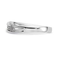 Load image into Gallery viewer, 14K White Gold 7-Stone 1/4 carat Diamond Complete Men&#39;s Band
