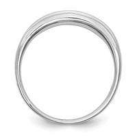 Load image into Gallery viewer, 14K White Gold 1/4 carat Diamond Complete Men&#39;s Channel Band
