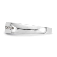 Load image into Gallery viewer, 14K White Gold 1/4 carat Diamond Complete Men&#39;s Channel Band
