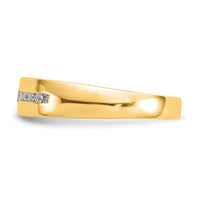 Load image into Gallery viewer, 14K Yellow Gold 1/4 carat Diamond Complete Men&#39;s Channel Band
