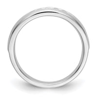 Load image into Gallery viewer, 14K White Gold 5-Stone 1/4 carat Diamond Complete Men&#39;s Channel Band

