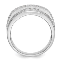 Load image into Gallery viewer, 14K White Gold Pave 2 carat Diamond Complete Men&#39;s Band
