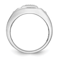 Load image into Gallery viewer, 14K White Gold 1/8 carat Diamond Complete Men&#39;s Band
