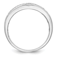 Load image into Gallery viewer, 14K White Gold 1/10 carat Diamond Complete Men&#39;s Band
