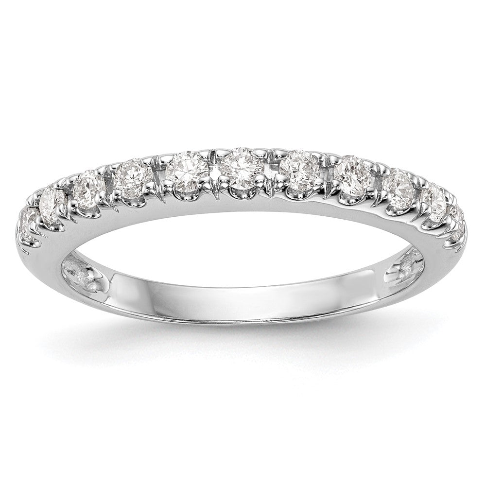 14k White Gold 1/3 carat Diamond Complete Wedding Band