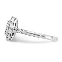 Load image into Gallery viewer, 14k White Gold Complete Cluster Engagement Ring
