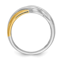 Load image into Gallery viewer, 14k Two-tone 5-Stone 1/4 carat Diamond Complete Men&#39;s Ring
