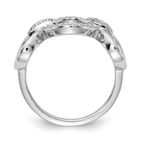 Load image into Gallery viewer, 14k White Gold Diamond Fancy Circles Ring
