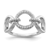 Load image into Gallery viewer, 14k White Gold Diamond Fancy Circles Ring
