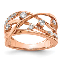 Load image into Gallery viewer, 14k Rose Gold Diamond Ring
