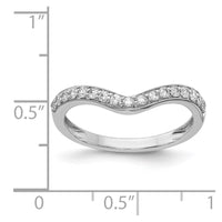 Load image into Gallery viewer, 14k White Gold Diamond Ring Guard
